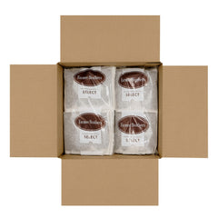 Close-up of Farmer Brothers loose black tea and foil pouch highlighting texture and freshness for bold iced tea flavor
