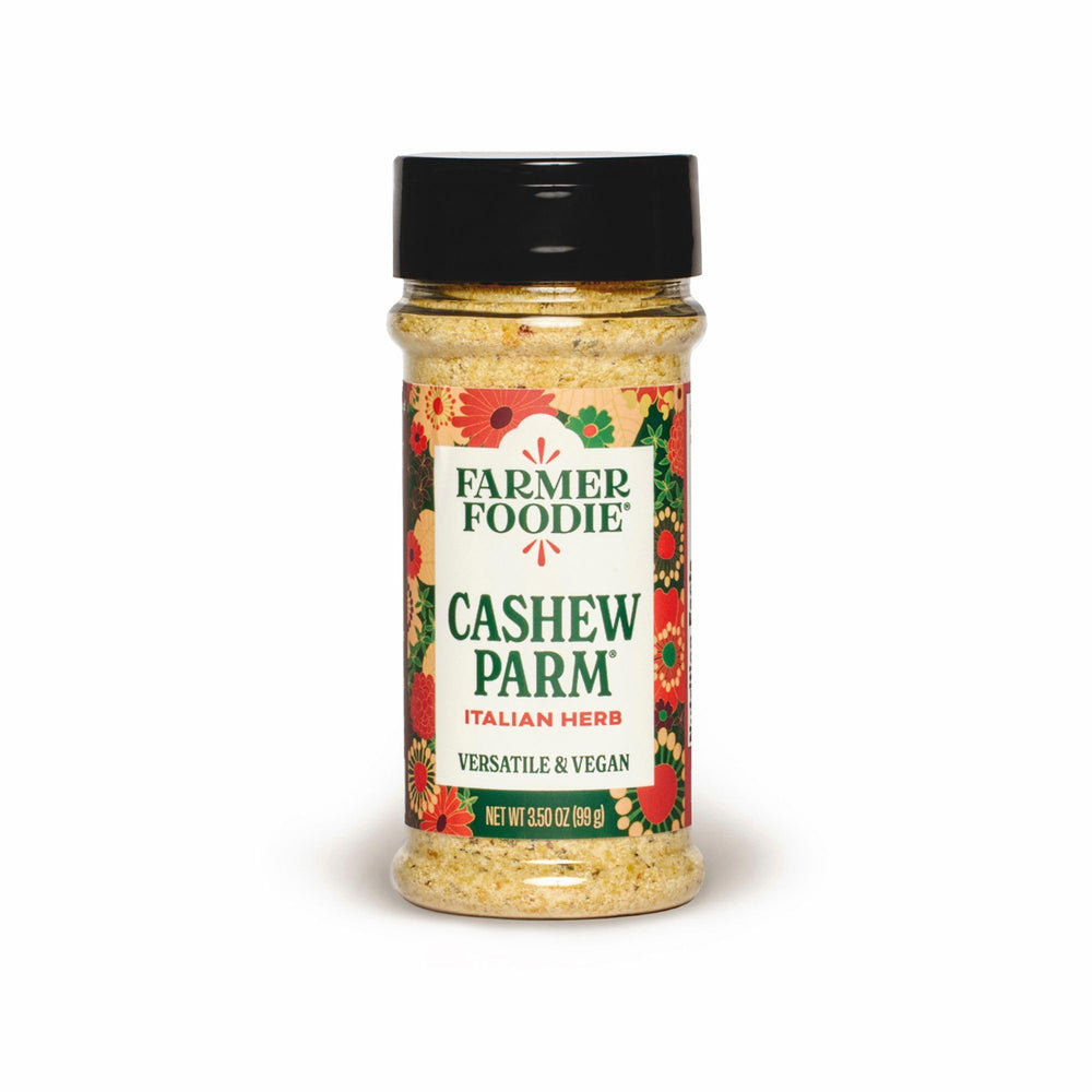 Farmer Foodie front packaging showing shaker and label for quick meal flavoring