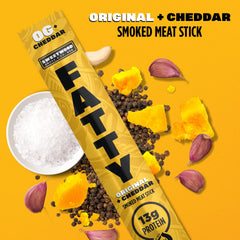 FATTY sticks on a table with people enjoying quick satisfying snack