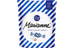 Fazer Marianne Blue front packaging showing bag and quantity, ideal for gifting