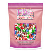 FD Pantry front pouch showing wildberry mix and resealable bag for freshness