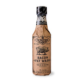 Fee Brothers bottle front label showing bacon flavor and size for clear identification