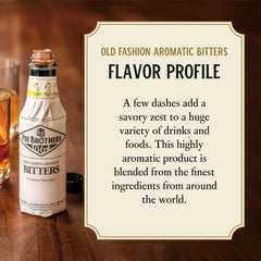 Fee Brothers pouring bitters into cocktail to boost aroma and balance