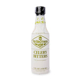 Fee Brothers bottle front view showing celery bitters and clear branding benefit: easy identification
