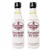 Fee Brothers cranberry bitters front packaging showing bottle and label benefit clear brand identity