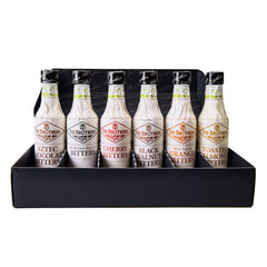 Fee Brothers front packaging showing six bitters, perfect for a starter bar