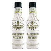Fee Brothers grapefruit bitters front bottle showing label and volume, boosts cocktail flavor