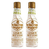 Fee Brothers lemon bitters front packaging shows clear label and compact bottle for easy storage