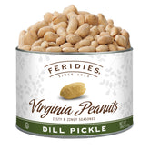 FERIDIES 18oz tin front view showcasing dill pickle label and size benefit