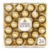 Ferrero Rocher front box view showing elegant packaging and gifting appeal