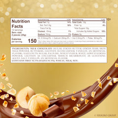 Ferrero Rocher single chocolate close-up highlighting crunchy center and smooth coating