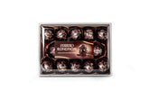 Ferrero Rocher Rondnoir front box showing elegant gift presentation