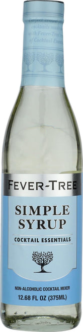 Fever-Tree bottle front view showing clear syrup and clean branding for accurate pouring