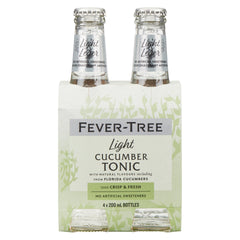 Fever-Tree front packaging showing four bottles and refreshing appeal