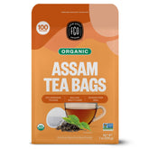 FGO front pouch showing resealable bag and 100 tea bags benefit freshness