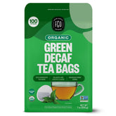 FGO front packaging resealable bag showing organic decaf and freshness benefit