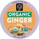 FGO front packaging showing 24-count box with organic labeling and recyclable callout