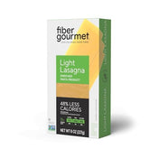 Fiber Gourmet front pack showing brand and low-calorie benefit