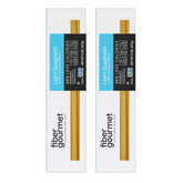 Fiber Gourmet front packaging showing two-pack and benefits