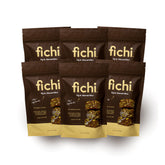 Fichi front packaging showing resealable 7 oz bag and brand promise