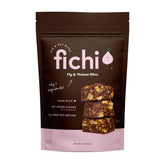Fichi front packaging showing fig and walnut snack benefits