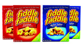 Fiddle Faddle front packaging showing both caramel flavor bags and clear branding for easy choice