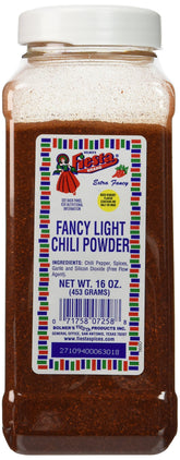 Fiesta Bolner's 16oz front packaging showing label and large shaker for easy seasoning