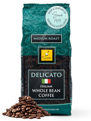 Filicori Zecchini front packaging showing brand and medium roast benefits