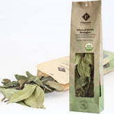 FILIPPONE front packaging showing organic bay leaves and certification benefits