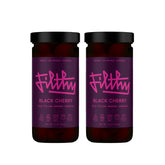 Filthy Amarena front packaging showing premium 11 oz jar and label benefits