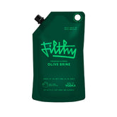 Filthy Food front pouch showing clean packaging and premium brine benefits