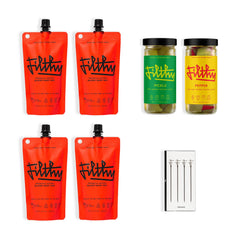 Filthy kit front packaging showing contents and benefits of convenience