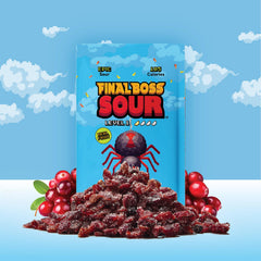 FINAL BOSS close-up of dried cranberry texture highlighting natural fruit