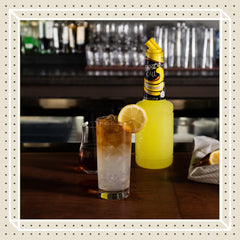 Finest Call dispensing cap detail illustrating bartender-designed pour for precise dosing