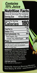 Close-up of Finest Call margarita mix pouring from the jug into a shaker for quick cocktail service