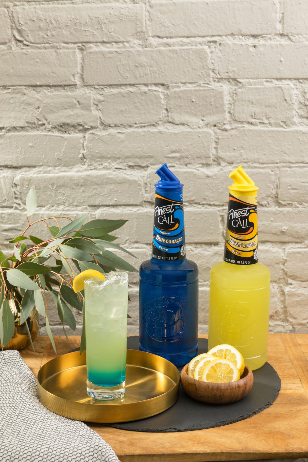 Finest Call front bottle view showing label and easy-pour design for consistent cocktails