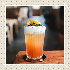 Finest Call pouring into cocktail glass illustrating easy use and reliable mixing