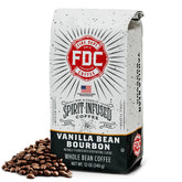 Fire Department Coffee front package showing 12 oz bag and branding benefits