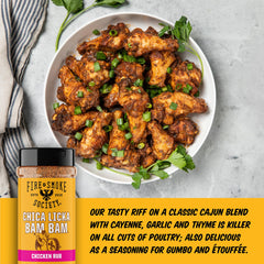 Fire & Smoke Society label close-up highlighting ingredients and flavor benefit