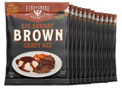 Fire & Smoke Society packet front view showing branding and flavor benefit