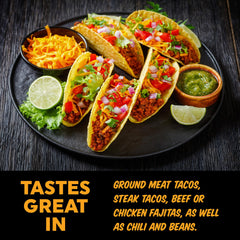Fire & Smoke Society seasoned tacos on plate illustrating finished meal