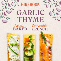 Firehook close-up cracker texture highlighting crisp bake and hearty bite