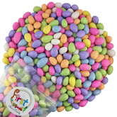 FirstChoiceCandy front packaging showing 2.5 lb bag and pastel almonds for easy serving