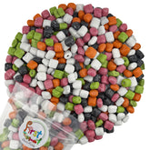 FirstChoiceCandy front bag view showing colorful licorice hollows and branding benefit of clarity