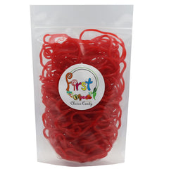 FirstChoiceCandy laces used to decorate cupcakes adding colorful visual appeal