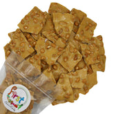 FirstChoiceCandy front packaging showing 2 lb brittle, great for gifting