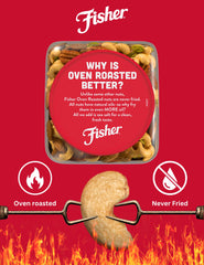 CHEF'S NATURALS Fisher canister beside common items to show 24oz scale and pantry readiness