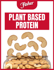 CHEF'S NATURALS open canister top view showing whole cashews and easy access