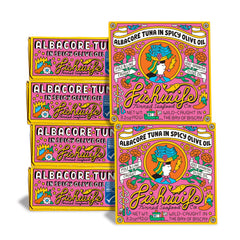 Fishwife front packaging showing product and premium branding benefit