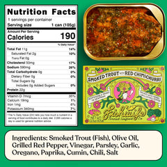 Fishwife tin beside olive oil and herbs, showcasing quality ingredients and taste